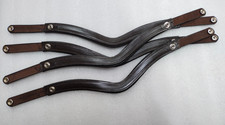 Set of 15 Leather Bridle Snap Browband 6, 8  10 mm in All Sizes  Shapes.
