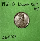 1931 D Lincoln Wheat Cent / Penny 1c AU About Uncirculated