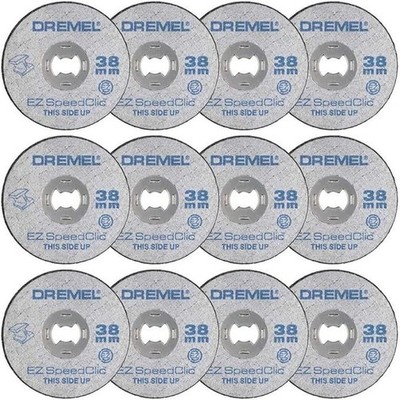 Dremel SC456B Speedclic Metall-Trennscheiben Set 38 mm Modellbau 12er Pack *