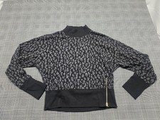 Women's Old Navy Leopard Print Athletic Sweatshirt Size Medium