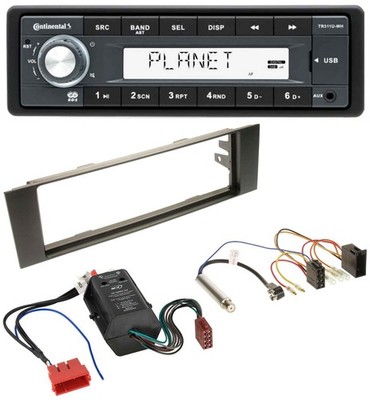 Continental USB MP3 AUX 1DIN Autoradio für Audi A3 8P 03-06 Bose Aktivsystem Min