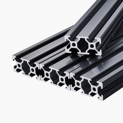5PCS 59 in (1500 mm) T Slot 2040 Aluminum Extrusion Anodized Linear Rail