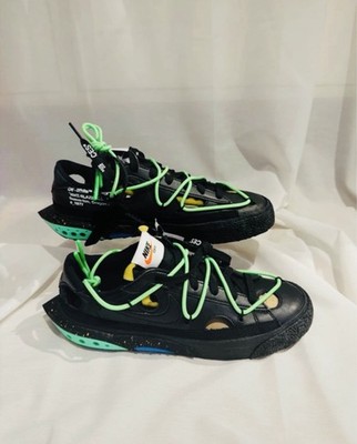 Nike Blazer Low x Off White Black Electro Green EU40.5