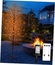 7Ft 312 Lights LED Birch Tree, Light Up Twig Tree for Home Festival, 7ft