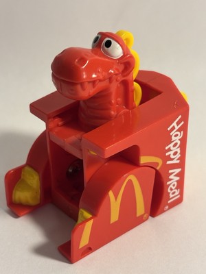 Vintage 1990 McDonalds Happy Meal McDino Changeables Toy Dino-O-Don Box