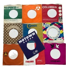 Ten Vintage Record Sleeves, In Good Condition No Marks, Tears Etc