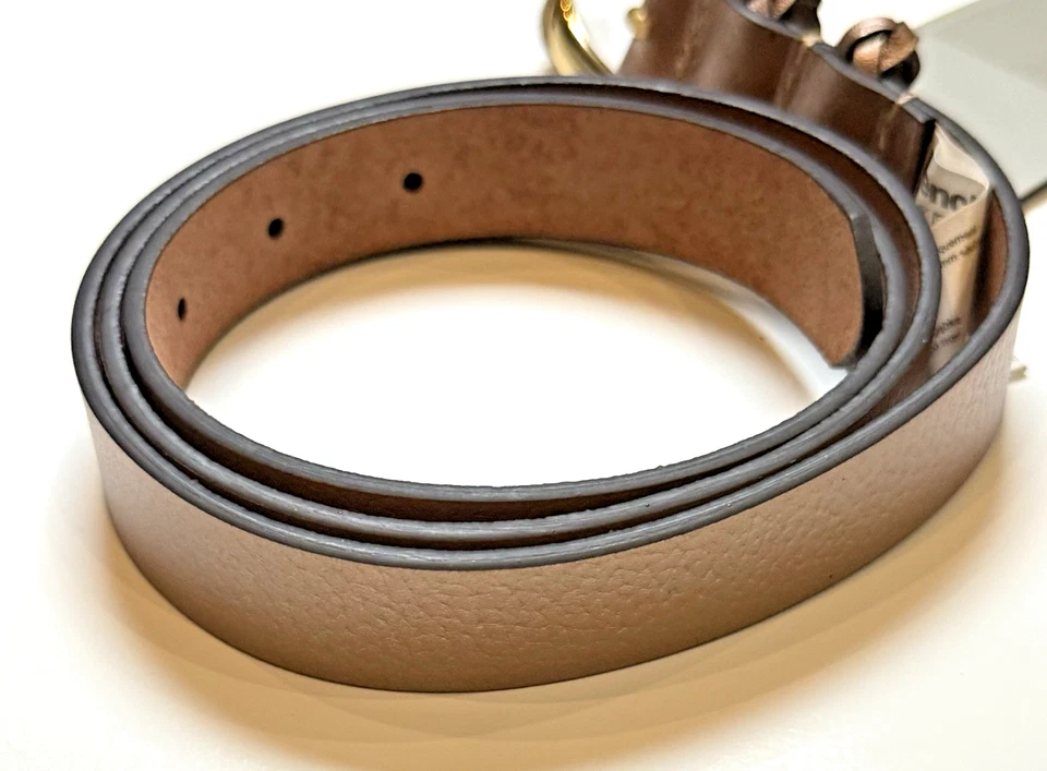 Cinturón Bench 100% Cuero Oro Rosa Detalle Trenzado Hebilla Dorada Para Mujer Talla M/L Nuevo Con Etiquetas Foto 4 de 4