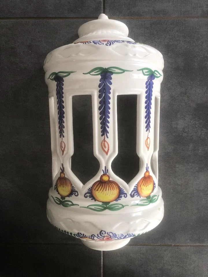Grande applique murale orientale espagnole en céramique 45 cm - Photo 1/4