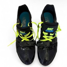 Nike Zoom Rival S track and field sprinting With Spikes Size 8 Green And Black