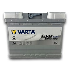 VARTA Starterbatterie SILVER dynamic AGM für Fahrzeuge mit Start-Stopp-Funktion