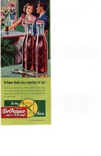 1949 Dr Pepper Really Does Something For You 10 2 4 O'Clock Print Ad