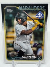 2024 Topps Pro Debut - Enmanuel Terrero #PD-12 RC SIGNED Pittsburgh Pirates
