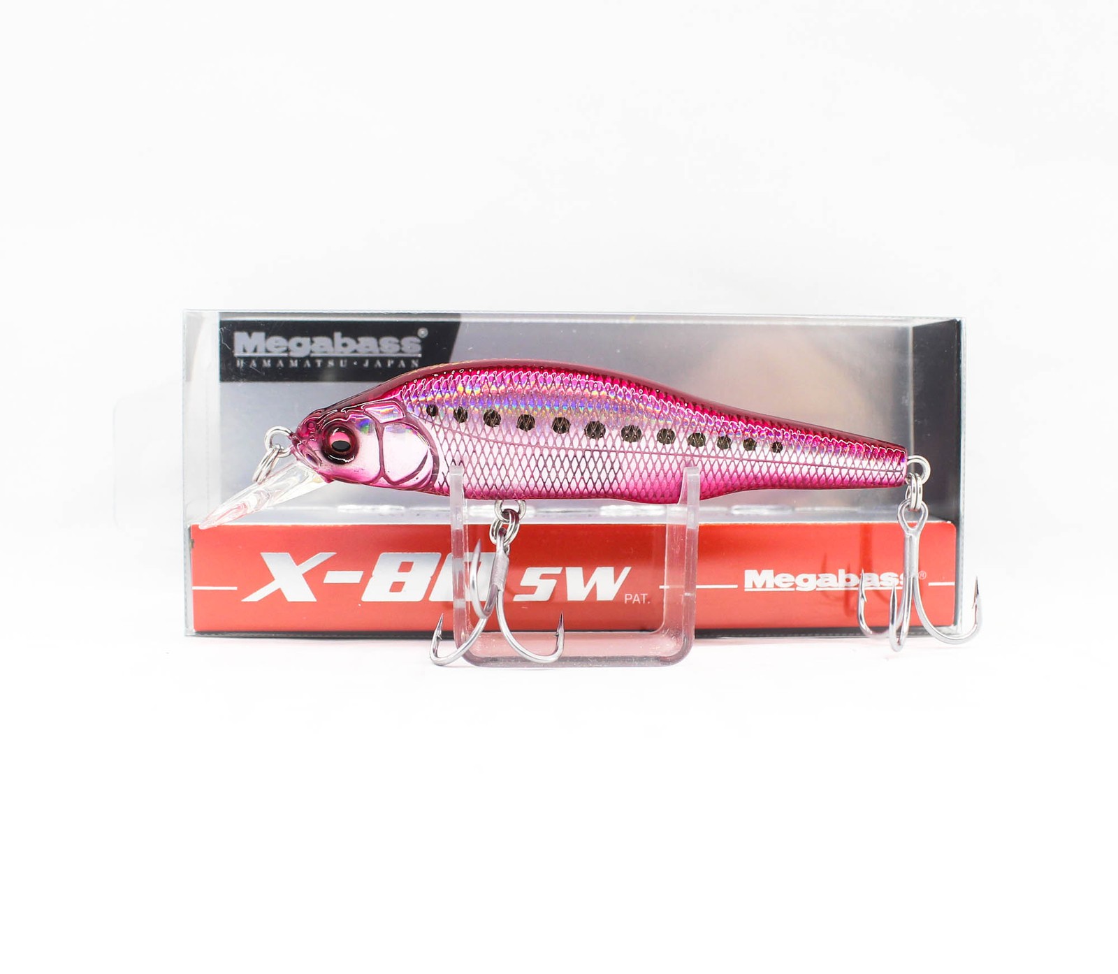 Megabass X-80 SW Slow Sinking Lure GG Heat Iwashi (7611)