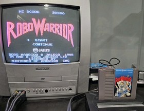 Robo Warrior NES Game Nintendo  RoboWarrior - Tested and Working W/Sleeve 