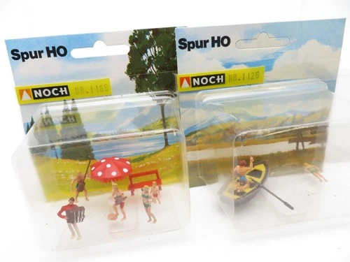 333HO - Noch H0 1126 / 1169 - 2 Packungen Badende - top mit OVP