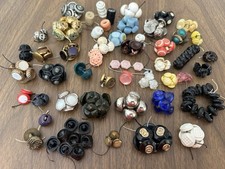 Lot of Vintage Mid Century Plastic Buttons Small Diminutive Lot F