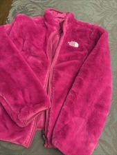Giacca The North Face bambina L/12 Y pile rosa full zip imbottita reversibile