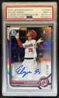 2022 Bowman Draft Elijah Green Chrome Auto Refractor 1st Prospect #/499 PSA 9 10