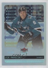 2014-15 Fleer Ultra Platinum Medallion 23/99 Joe Pavelski #154 01qm