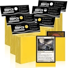 	Yellow Card Sleeves Fit for MTG 300ct Perfect Fit Standard Matte Card Sleeves	