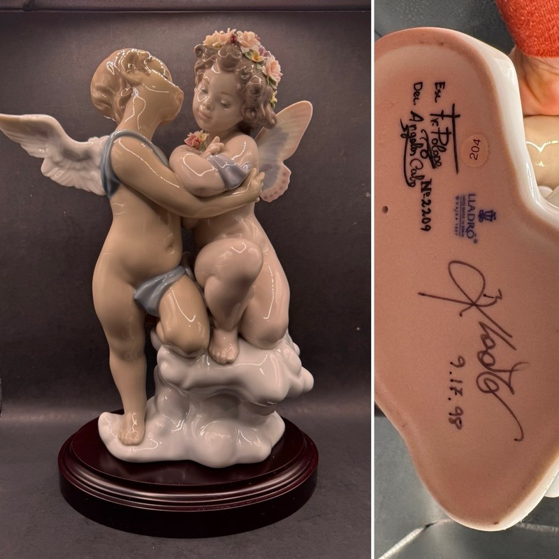 Lladro 1824 Heaven And Earth • ARTIST SIGNED • RARE • MINT WITH BASE