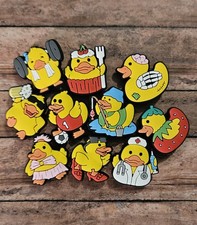 Cute Yellow Duck Shoe Charms -Novelty Accessories For Crocs Bracelets Tote Bags