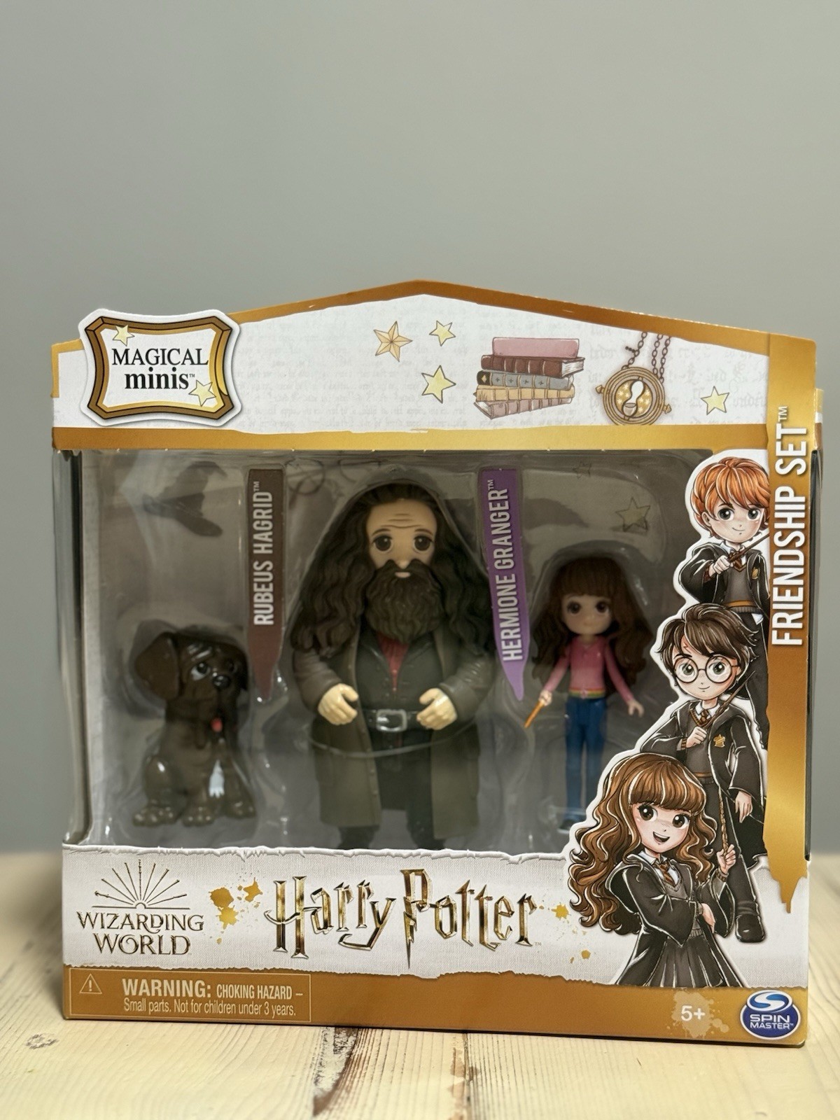 HARRY POTTER  MINIS FRIENDSHIP SET HERMIONE E HAGRID