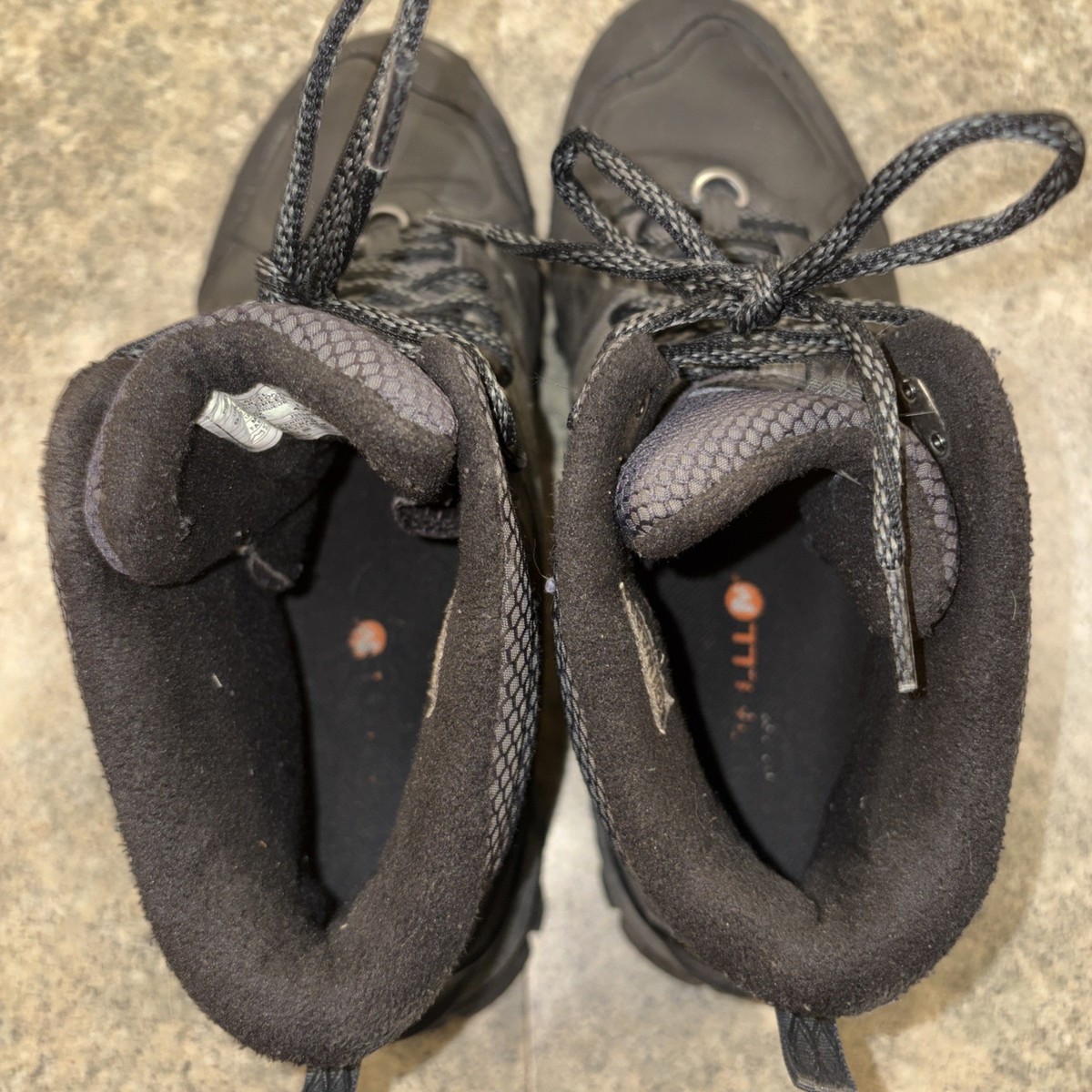 Merrell Mens Capra Glacial Ice+ Mid Boots Hiking Winter Snow Size 9 Botas Merrell Capra Glacial Ice Mid WTPF Negro/Gris main image 2