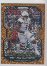 2020 Panini Prizm Rookie Orange Disco Prizm Michael Warren II #345 0v1