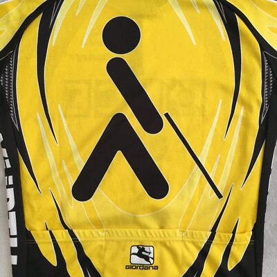 Maillot Cycliste Vintage ONCE Giant Giordana Jaune - Taille L - 50