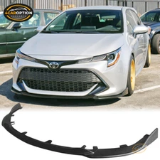 Fits 19-22 Toyota Corolla 5Door TS Style Front Bumper Lip Lower Splitter - PU