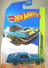 2014 Hot Wheels #219 HW Workshop-Heat Fleet '69 MERCURY COUGAR ELIMINATOR Teal
