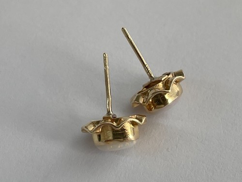 1972 Opal Earrings 9ct Gold Fire Opal Vintage Earrings Gold Stud Earrings - 第 20/21 張圖片