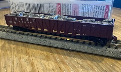 Micro Trains N Scale RTR 62030 50  Composite Gondola Drop Ends w/Fishbelly ATSF