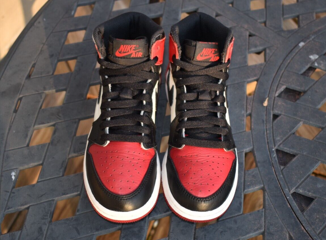 NikeGS Air Jordan 1 RetroHigh “Bred Toe” Air Jordan 1 Retro High Bred Toe - APLUG – APLUG PL