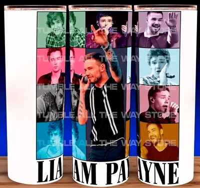 Liam Payne Through the Eras One Direction Music Cup Mug Tumbler 20oz