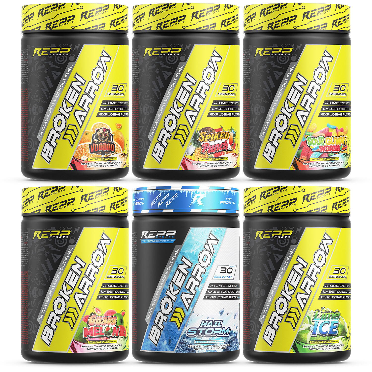 Repp Sports BROKEN ARROW Pre Workout Energy 30 Servings, PICK FLAVOR eBay