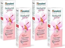 4 X 25 Gm Himalaya Natural Glow Kesar Face Cream with Saffron  Alfalfa