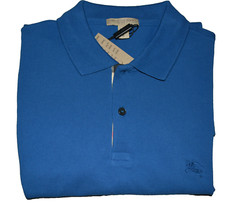 NWT BURBERRY BRIT NOVA CHECK PIQUE POLO SHIRT SZ S