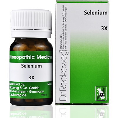 Dr Reckeweg Germany Homeopathy Selenium 3X Trituration 20g