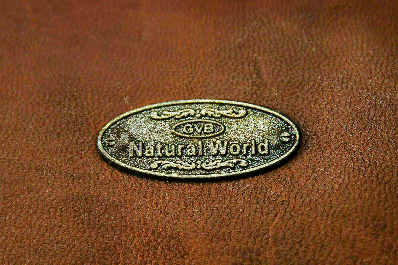 18" Mens Satchel Vintage GVB Leather Messenger Bag Shoulder Laptop Bag Briefcase