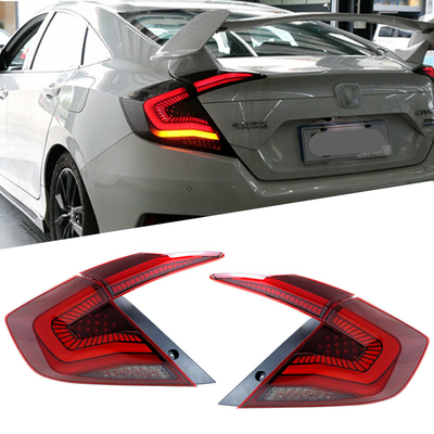 Red LED Tail Light For Honda Civic Sedan 2016-2021 Start-up Animation  Replacemen | eBay