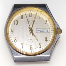 Vintage Gruen Precision Quartz Day and Date Men's Watch Face