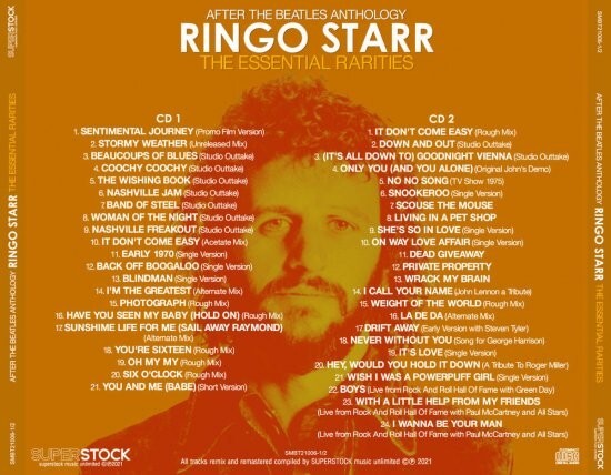 RINGO STARR / THE ESSENTIAL RARITIES : AFTER THE BEATLES ANTHOLOGY [2CD ...