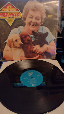 70S RE-ISSUE.. UK EMI ONE-UP LP-MRS MILLS-IT'S PARTY TIME!.NEAR MINT VINYL.