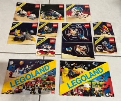 Lego Bauanleitungen Konvolut Space Vintage 6842 897 6847 6848 6825 6828 6780....