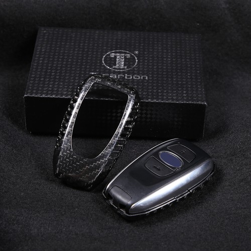 Real Carbon Fiber Car Smart Key Case Cover For Subaru BRZ WRX Legacy Outback XV - Picture 6 of 12