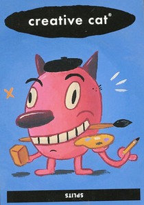 card Creative Cat ® Cranium Splits Sculptadores hint action game 2 1/4 x 3 1/4in