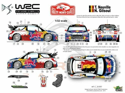 Voitures miniatures DS 1:32