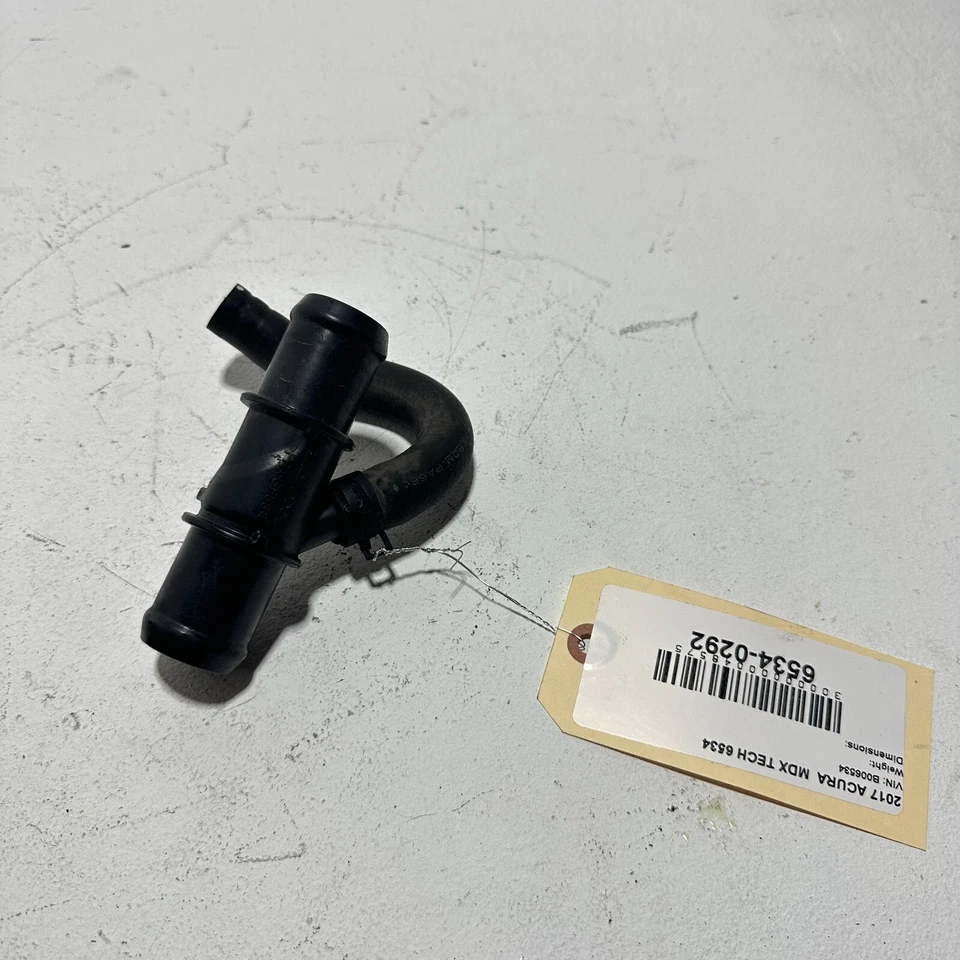 Radiator Coolant Water Lower Joint Hose Acura MDX 2016-2020 OEM - Image 3 of 4